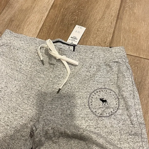 Abercrombie & Fitch Women’s Logo Wide Leg Viscose Sweatpants MEDIUM - Picture 6 of 11